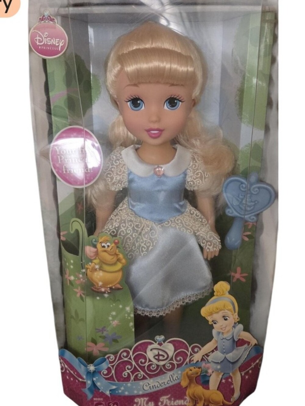 New In Box Disney Cinderella Doll in Blue and Blonde Hair